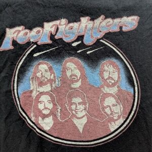 Foo Fighters 2018 Concrete And Gold Tour Tee Black Band Graphic Cotton Size S